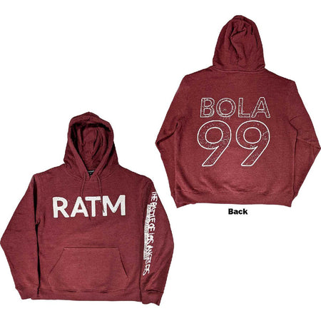 Rage Against The Machine - Battle 99 - Pullover Maroon Red Hooded Sweatshirt