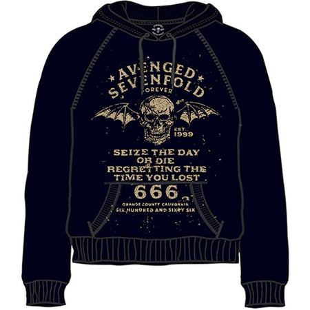 Avenged Sevenfold - Seize The Day -Pullover Black Hooded Sweatshirt