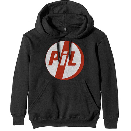 Public Image Ltd-Pil - Logo- Pullover Black Hooded Sweatshirt