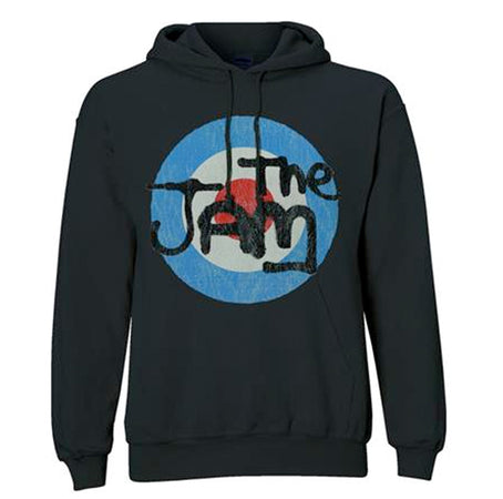 The Jam - Target Logo - Pullover Black Hooded Sweatshirt