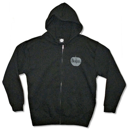 The Beatles- Apple Logo - Zip Up Hooded Sweatshirt