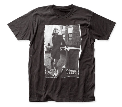 Blondie - Debbie Harry-Rooftop - Black t-shirt