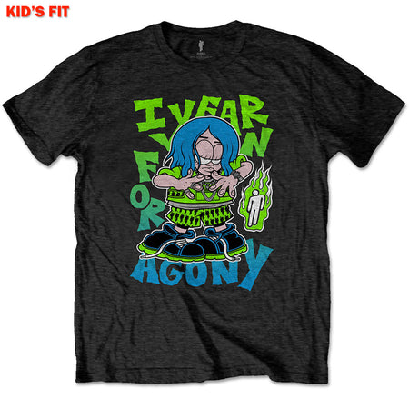 Billie Eilish-Agony-KIDS SIZE Black T-shirt