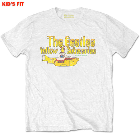 The Beatles-Nothing Is Real-KIDS SIZE White T-shirt