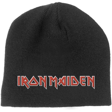 Iron Maiden - Logo - Black OSFA Beanie Ski. Cap