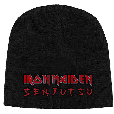 Iron Maiden - Senjutsu Logo - Black OSFA Beanie Cap