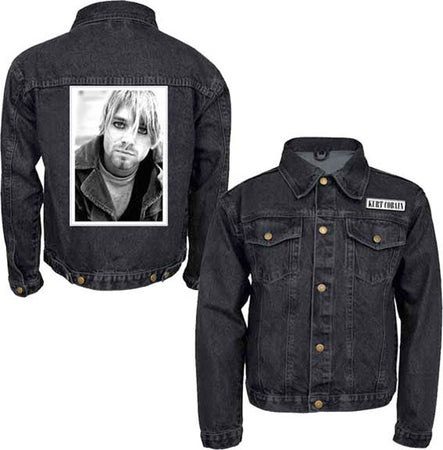 Nirvana-Kurt Photo Patch-Denim Jacket-100% Cotton