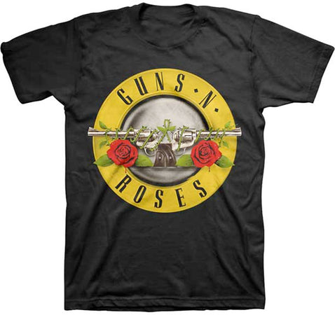Guns N Roses - Bullet Logo - Black t-shirt