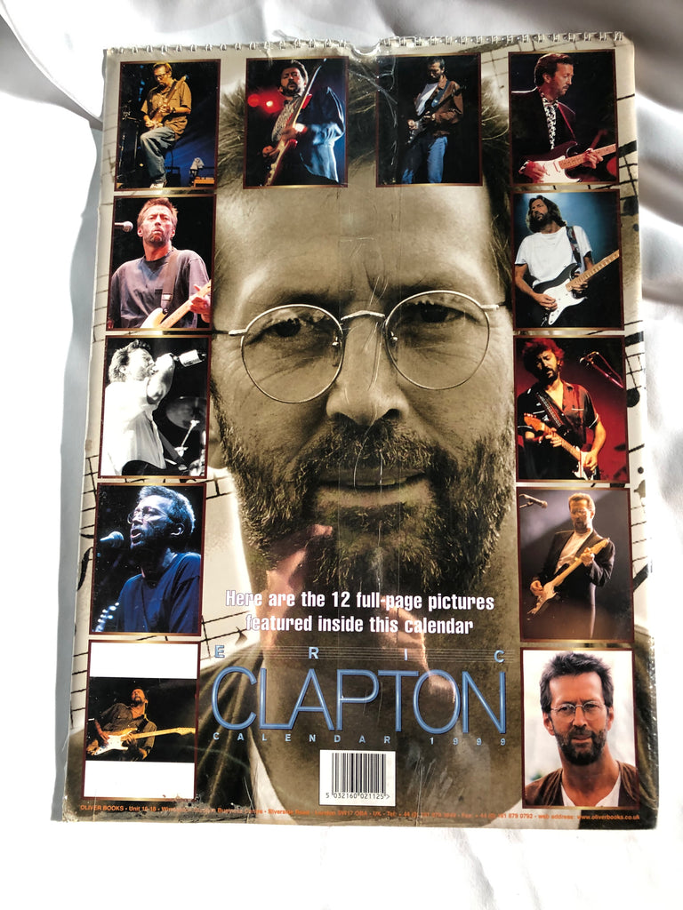 RARE STUFF Eric ClaptonVintage Collectable1999 Calendar burning