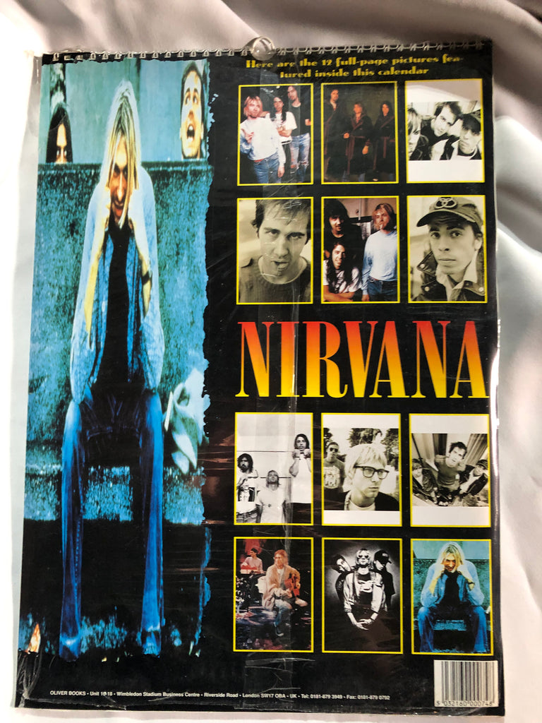 RARE STUFF NirvanaVintage Collectable1997 Calendar burning airlines