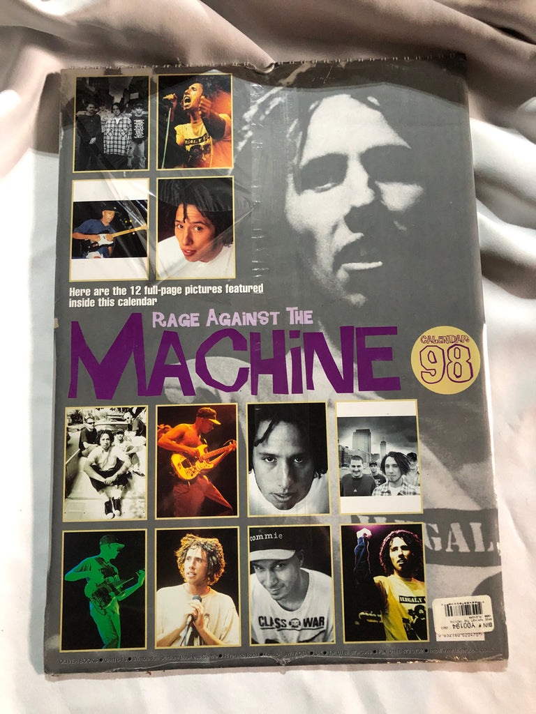 RARE STUFF Rage Against The MachineVintage Collectable1998 Calendar