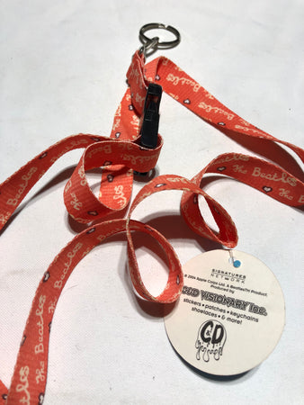 RARE VINTAGE The Beatles - Logo - Orange Lanyard