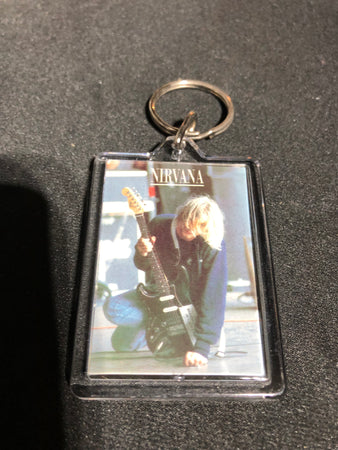 Nirvana - RARE STUFF - Kurt Cobain Stage - Acrylic Keychain