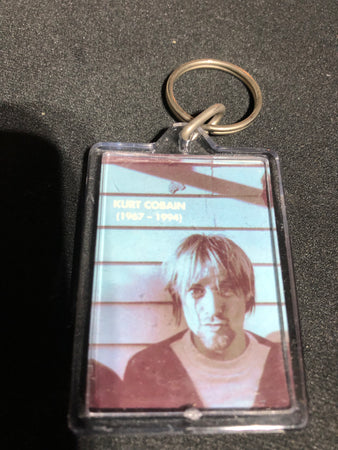 Nirvana - RARE STUFF - Kurt Cobain Blue - Acrylic Keychain