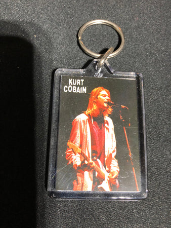 Nirvana - RARE STUFF - Kurt Cobain Sepia KURT - Acrylic Keychain