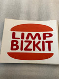 Limp Bizkit - RARE STUFF -Burger - Sticker