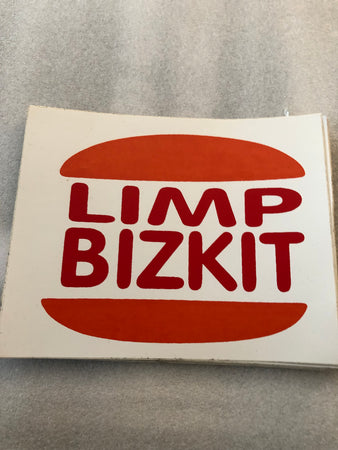 Limp Bizkit - RARE STUFF -Burger - Sticker