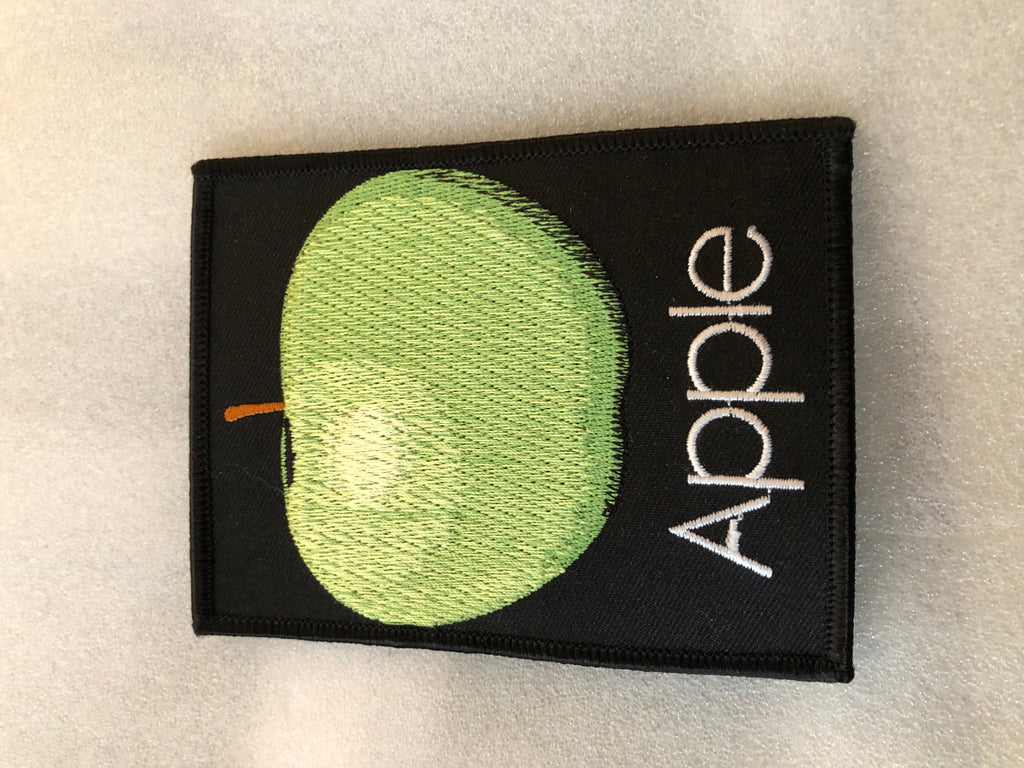 RARE VINTAGE  The Beatles - Apple  Logo - small sew on patch