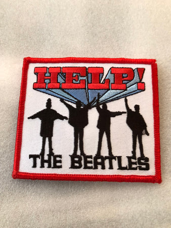 RARE VINTAGE  The Beatles - Help - small sew on patch