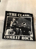 RARE VINTAGE  The Clash - Combat Rock  - small sew on patch