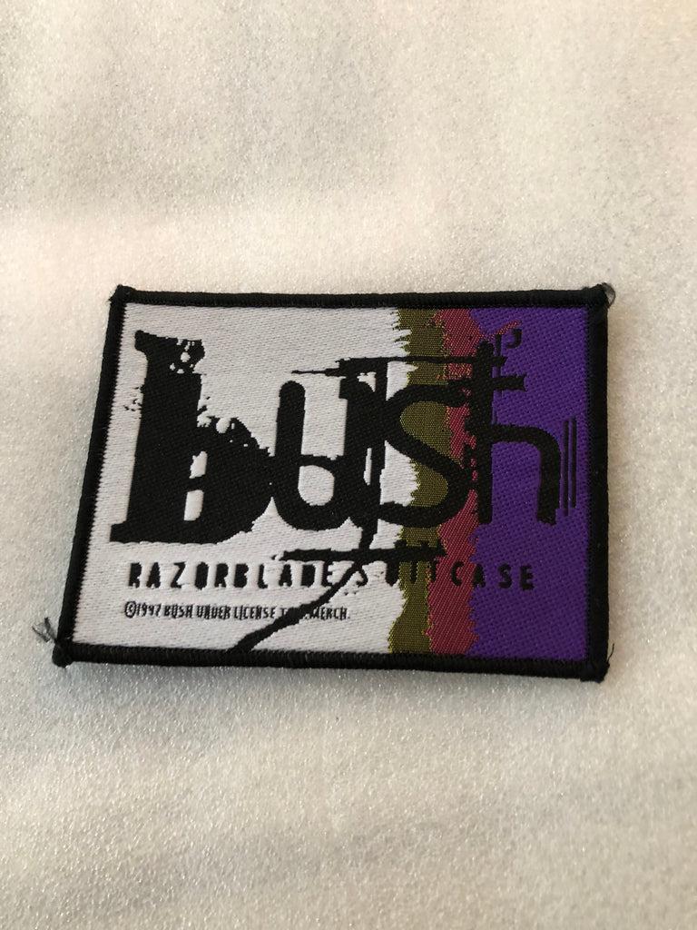 RARE VINTAGE  Bush - Razorblade Suitcase  - small sew on patch