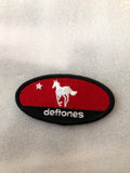 RARE VINTAGE  Deftones - Pony Oval Logo  - small sew on patch