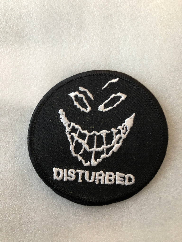 RARE VINTAGE  Disturbed - Face  - small sew on patch