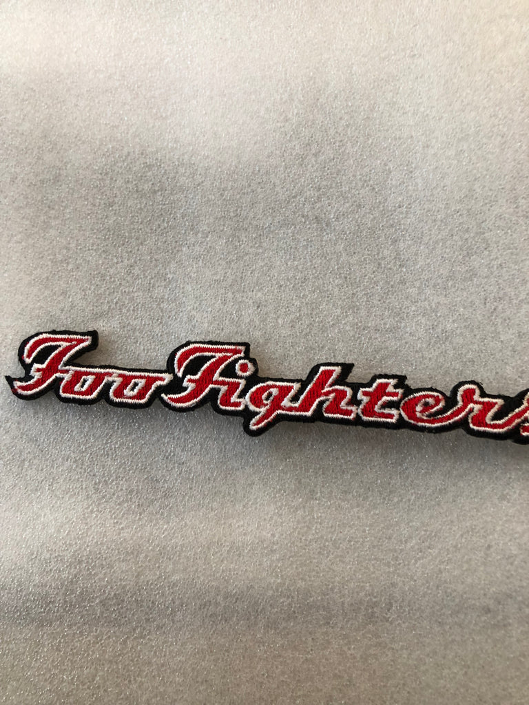 RARE VINTAGE  Foo Fighters - Script Logo  - small sew on patch