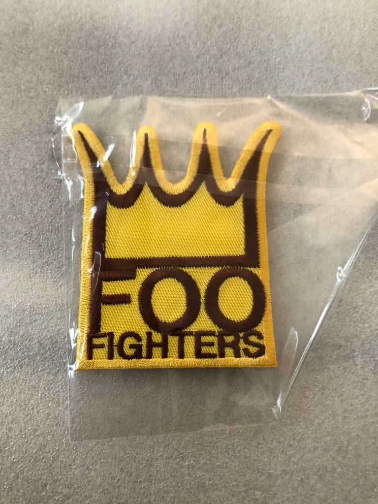 RARE VINTAGE  Foo Fighters - Crown  - small sew on patch