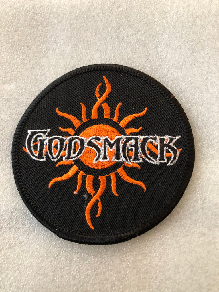 RARE VINTAGE  Godsmack - Sun Logo  - small sew on patch