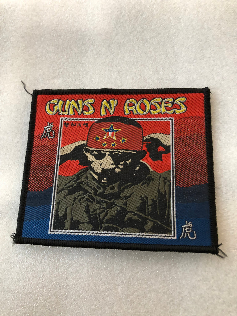RARE VINTAGE  Guns N Roses - Democracy  - small sew on patch