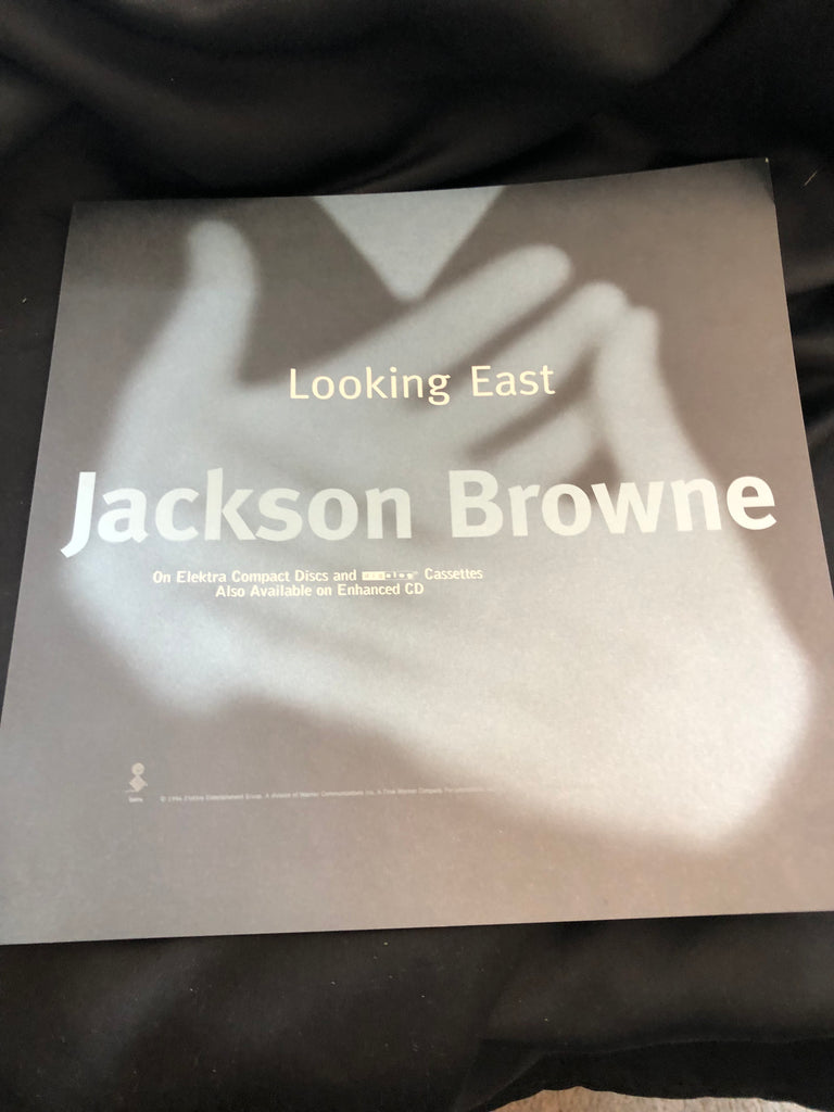 Jackson Browne - RARE STUFF - Looking East -Promo Poster - 12 x 12 Album Flat