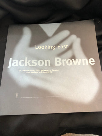 Jackson Browne - RARE STUFF - Looking East -Promo Poster - 12 x 12 Album Flat