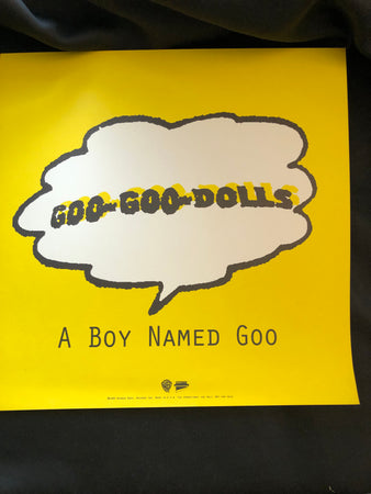 Goo Goo Dolls - RARE STUFF - A Boy Named Goo -Promo Poster - 12 x 12 Album Flat