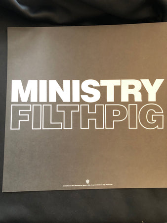 Ministry- RARE STUFF - Filth Pig -Promo Poster - 12 x 12 Album Flat