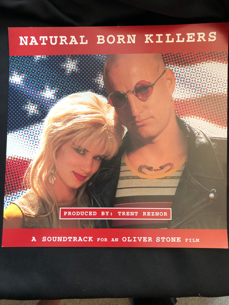 Natural Born Killers- RARE STUFF - Trent Reznor Soundtrack -Promo Poster - 12 x 12 Album Flat