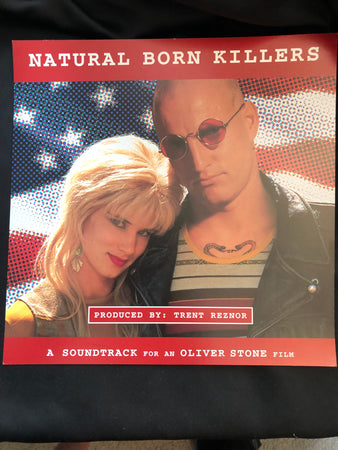 Natural Born Killers- RARE STUFF - Trent Reznor Soundtrack -Promo Poster - 12 x 12 Album Flat