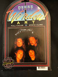 Metallica  - RARE STUFF - Four Faces - Cling Window  Sticker 1993