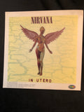 Nirvana  - RARE STUFF - In Utero - Cling Window  Sticker 1993