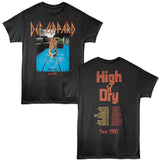 Def Leppard - High N Dry 81 Tour - Black t-shirt