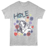 Hole - Hearts And Bows - Grey t-shirt