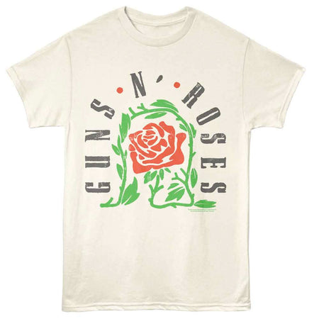Guns N Roses - GNR Thorned Rose - Natural t-shirt