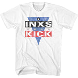 INXS - Kick Logo - White t-shirt