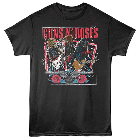 Guns N Roses - Skeleton Band - Black t-shirt