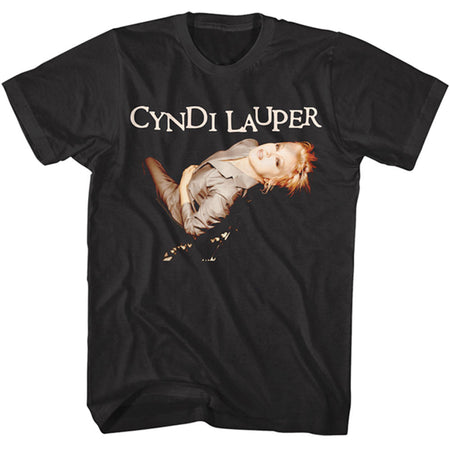 Cyndi Lauper - Suit Photo  - Black t-shirt