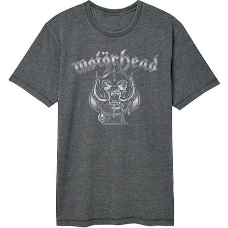 Motorhead - Spade and Warpig - Black Vintagel Wash dye t-shirt