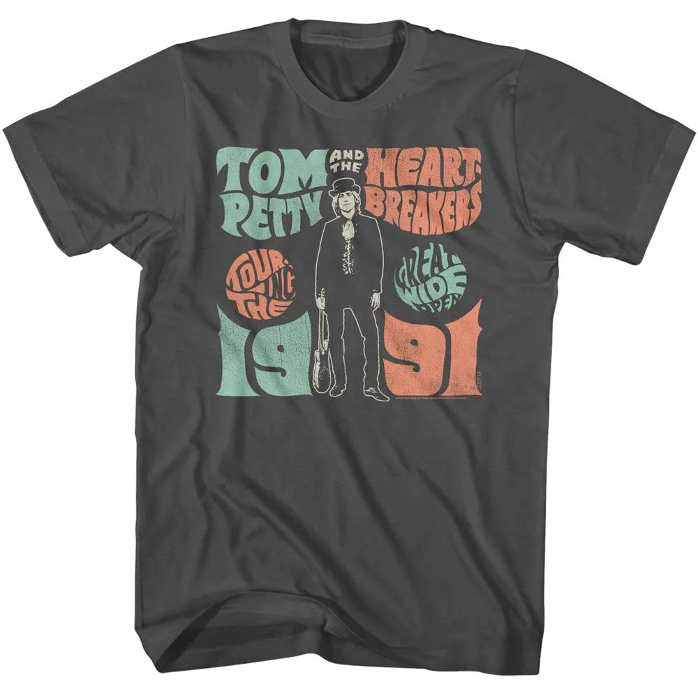 Tom Petty - Wide Open Tour 1991 - Smoke t-shirt