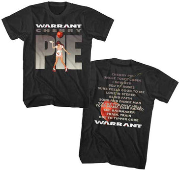 Warrant - Cherry Pie Album - Black t-shirt