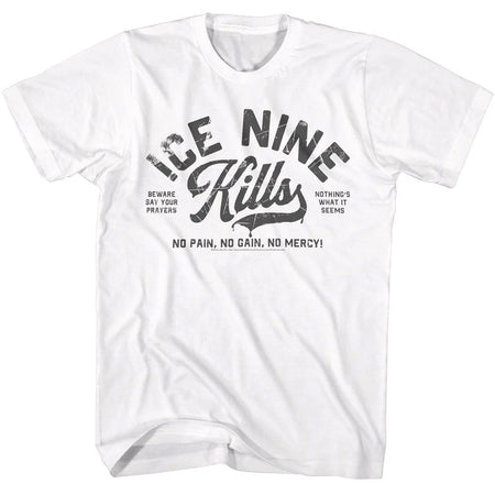 Ice Nine Kills - No Pain No Gain - White t-shirt