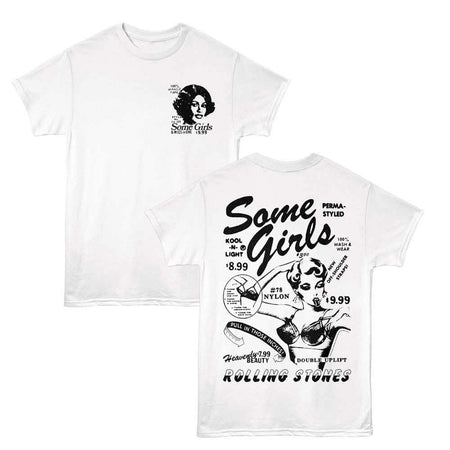 Rolling Stones - Some Girls 78 Catalog - White t-shirt